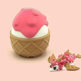 dragón de helado y huevo de dragón