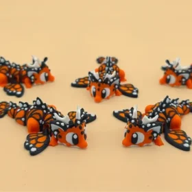 🦋Mini dragón articulado de mariposa