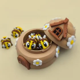 🐝 Abeja articulada en 3D