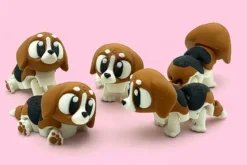 Mini beagle articulado en 3D
