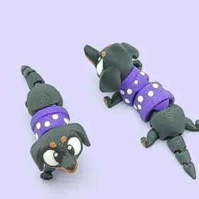 Mini teckel articulado en 3D