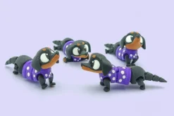 Mini teckel articulado en 3D