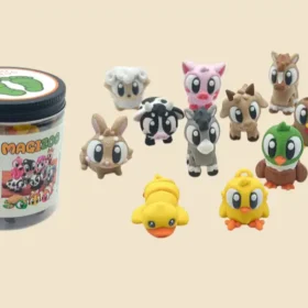 mini animales de la granja articulados en 3D