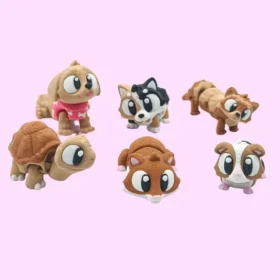 animales articulados en 3D que son mascotas