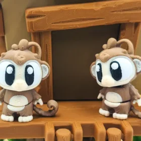 minimundo monos en 3D