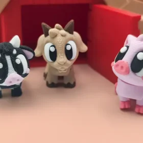 Minimundo granja en 3D