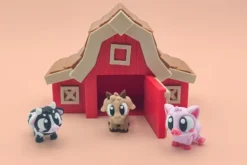 Minimundo granja en 3D