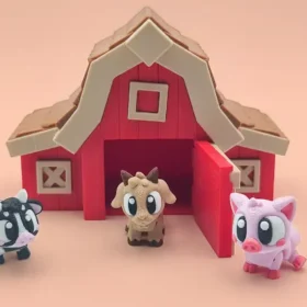 Minimundo granja en 3D