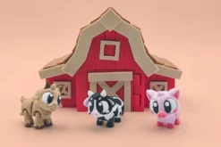 Minimundo granja en 3D
