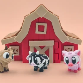 Minimundo granja en 3D