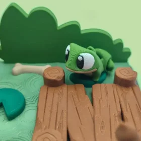 minimundo pantano en 3D