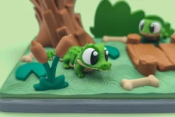 minimundo pantano en 3D