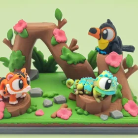 minimundo selva en 3D