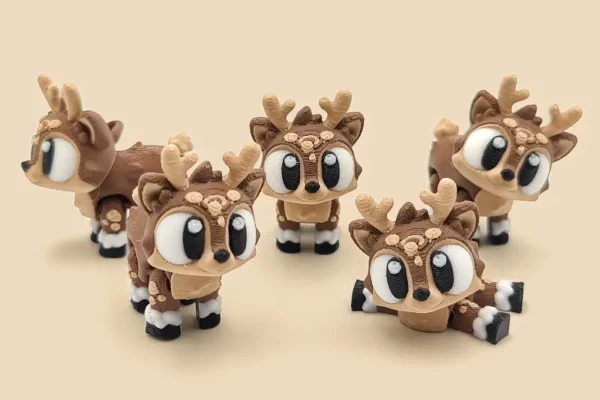 🦌 Ciervo articulado 3D