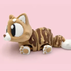 gato atigrado 3D