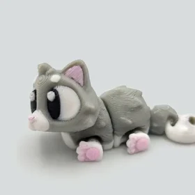 mini gato articulado 3D