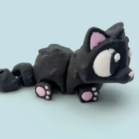 gato negro 3D
