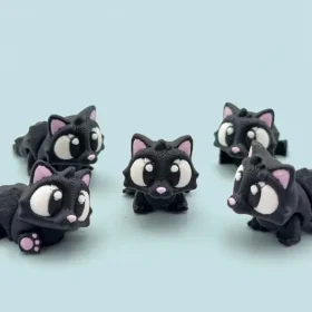 gato negro 3D