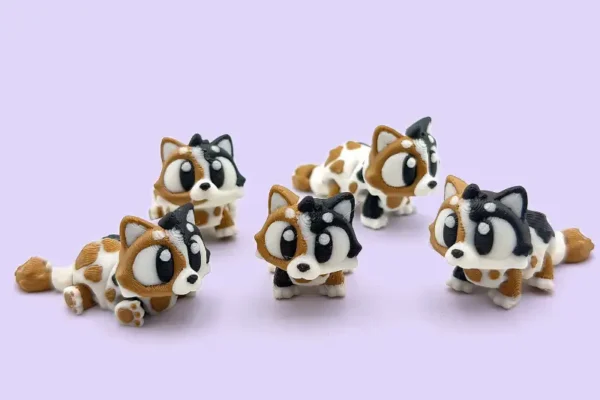 gato articulado en 3D