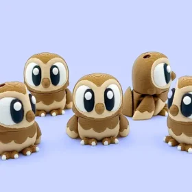 🦉 Ulula - Lechuza articulada 3D