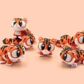 tigre articulado en 3D