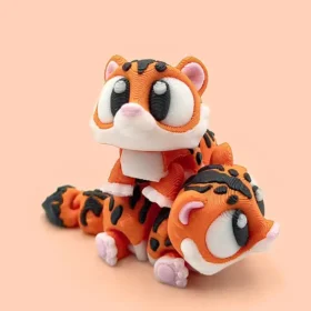 tigre articulado en 3D
