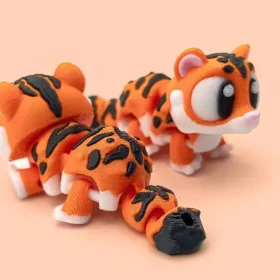 tigre articulado en 3D