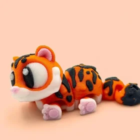 tigre articulado en 3D