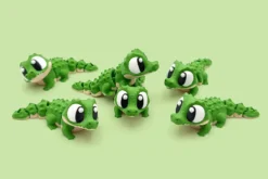 cocodrilo articulado en 3D