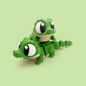cocodrilo articulado en 3D