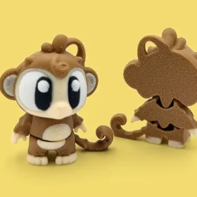 🐒 Mini mono articulado en 3D