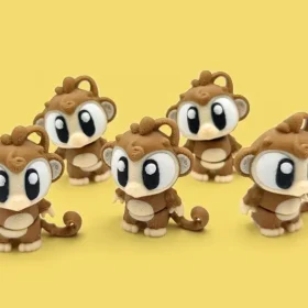 🐒 Mini mono articulado en 3D