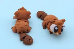 castor articulado en 3D