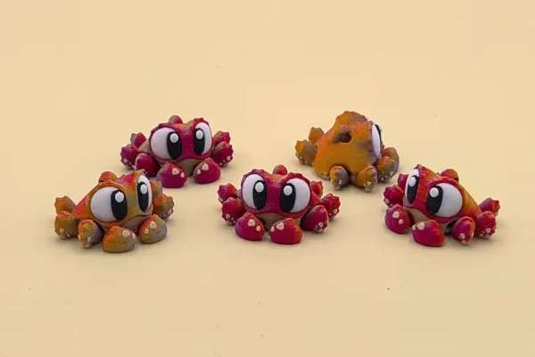 mini cangrejo 3D