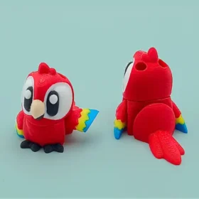 mini guacamayo 3D