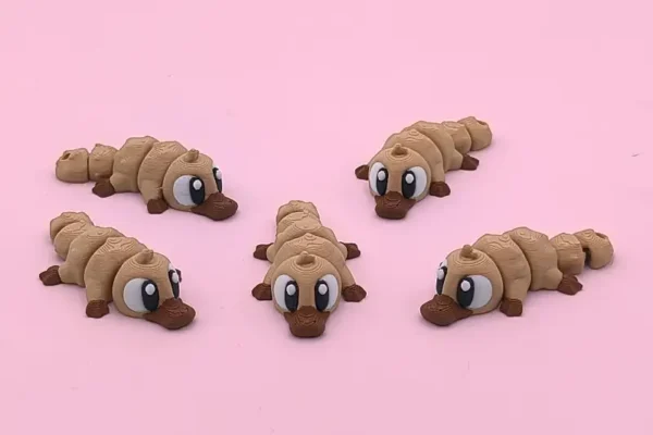 ornitorrinco articulado en 3D