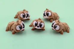 oso perezoso articulado en 3D