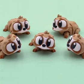 oso perezoso articulado en 3D