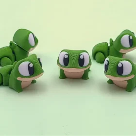 rana articulada en 3D