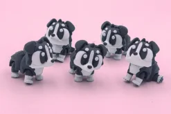 Border collie articulado en 3D