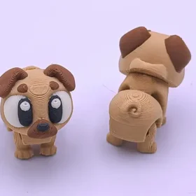carlino articulado en 3D